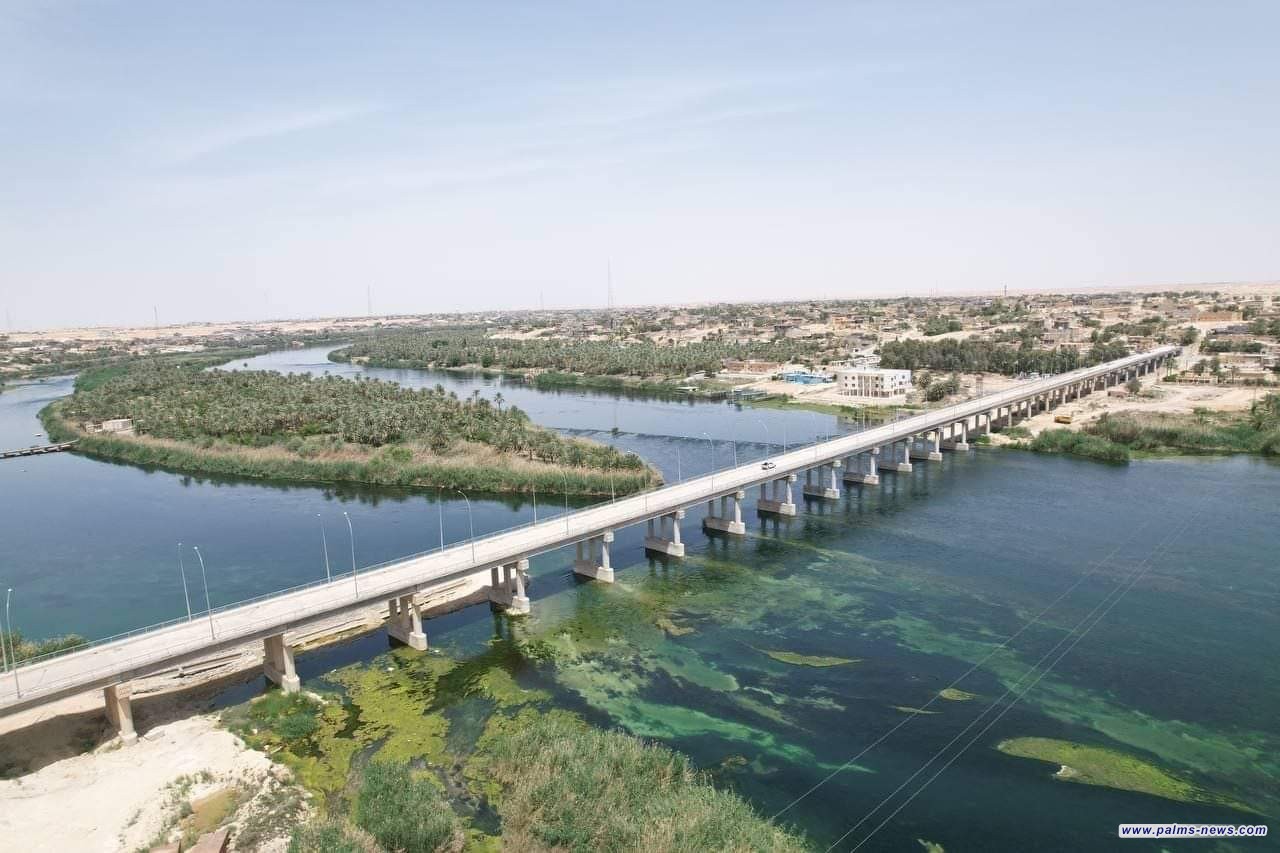 الإعمار تعلن إنجاز (75%) من مشروع جسر حديثة الكونكريتي